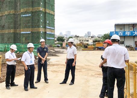 刘国江到丽景嘉苑项目开展安全质量大检查