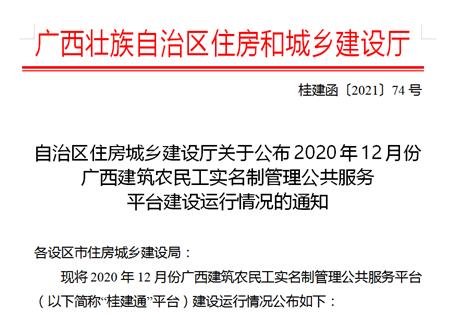 【喜讯】公司获自治区住房城乡建设厅通报表扬并加诚信分