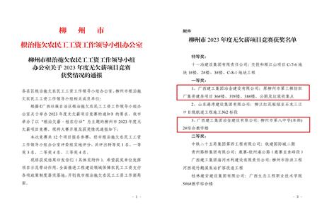 【喜讯】冶建公司2个项目在这次竞赛中荣获一等奖